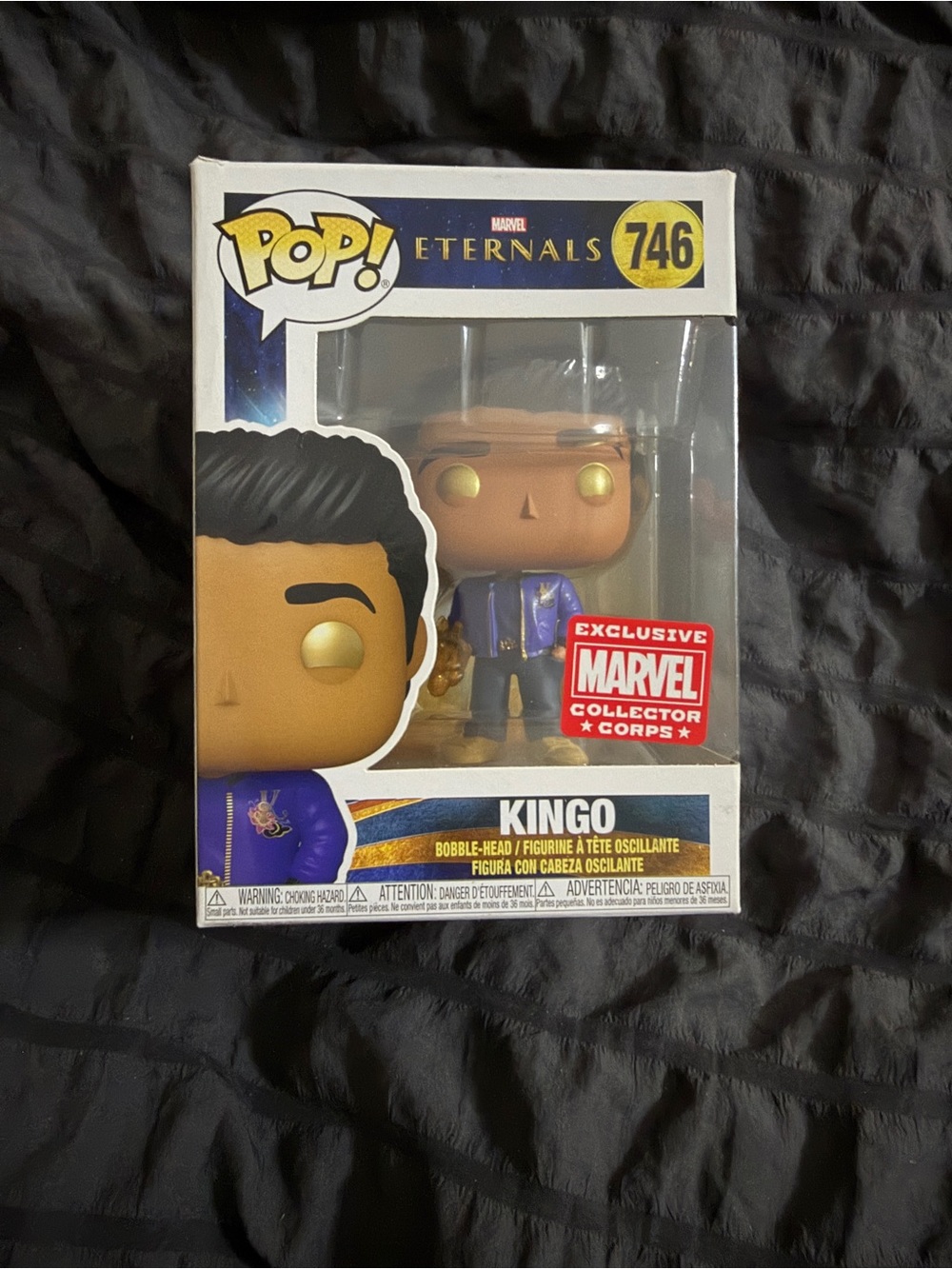 Funko Pop! Marvel Eternals Kingo #746 Collector Corps Exclusive